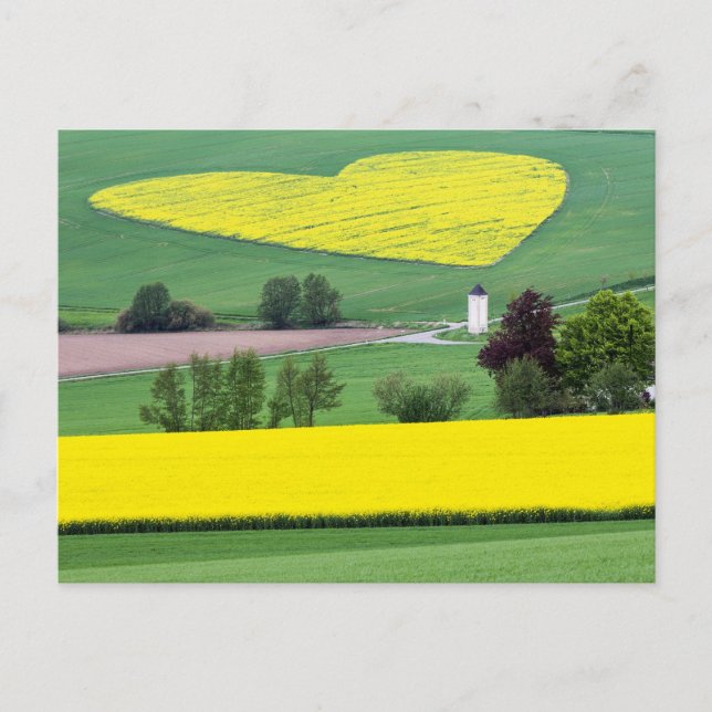 Herzlich Postkarte (Vorderseite)