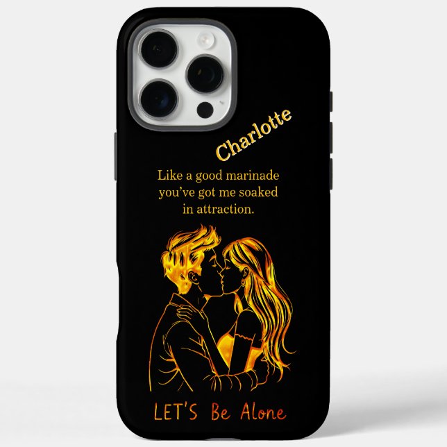 Herzlich romantisch für Charlotte iPhone 16 Pro Max Hülle (Rückseite)
