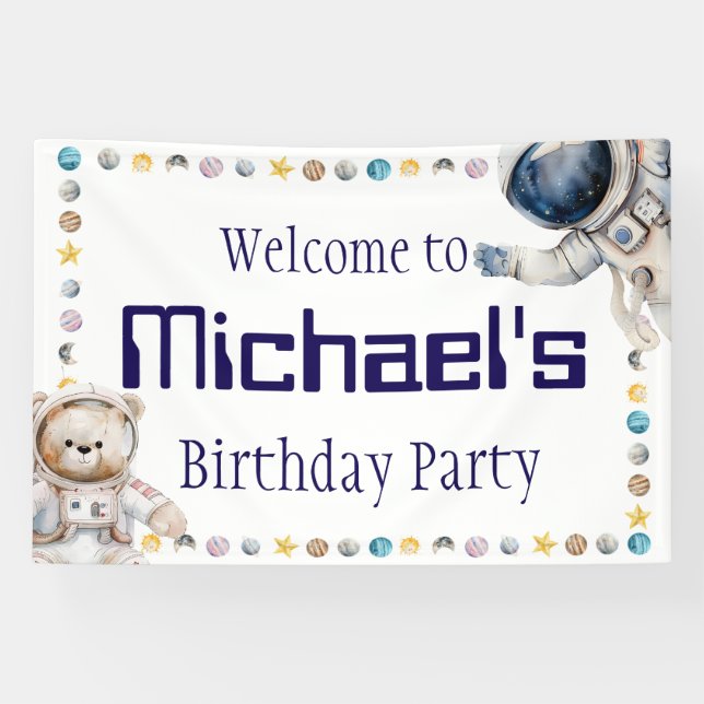 Herzlich willkommen auf dem Sign Banner der Kinder (Horizontal)