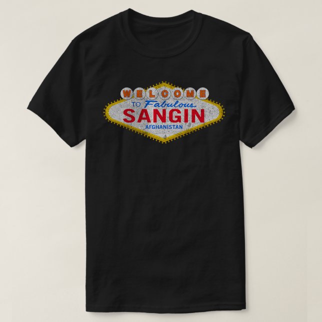 Herzlich willkommen auf dem T - Shirt Fabulous San (Design vorne)