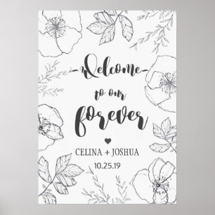 Herzlich willkommen auf unserem FloralWedding Will Poster