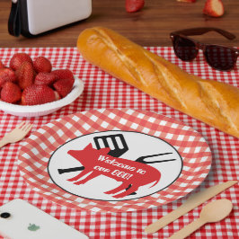 Herzlich willkommen auf unserer GRILLEN Party Papi Pappteller