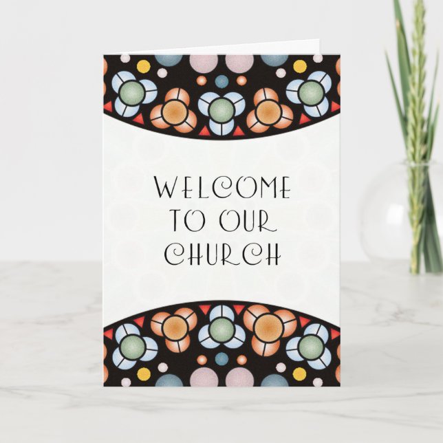 Herzlich willkommen auf unserer Kirchenkarte Karte (Vorderseite)