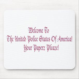 Herzlich willkommen bei den Staaten der United Pol Mousepad