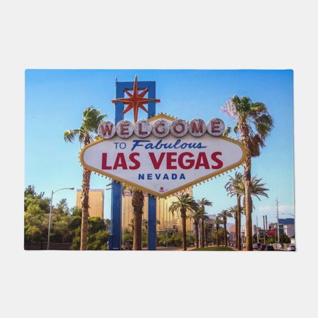 Herzlich willkommen bei Fabulous Las Vegas Türmatt Fußmatte (Vorderseite)