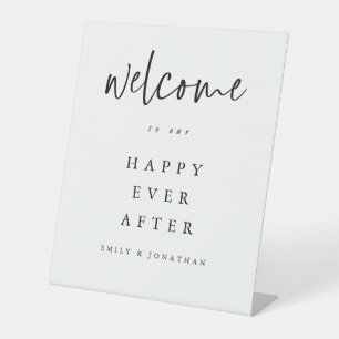 Herzlich willkommen bei Happy Ever After Wedding S Sockelschild