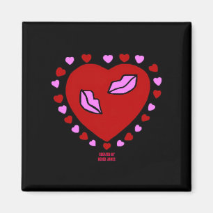 Herzlich willkommen bei Kisses 2 Inch Square Magne Magnet