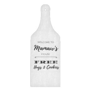 Herzlich willkommen bei Mamaw's House FREE Schläg Schneidebrett