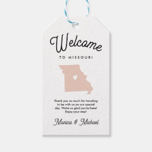 Herzlich willkommen bei MISSOURI Wedding ANY FARBE Geschenkanhänger