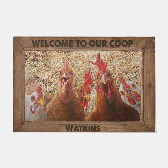 Herzlich Willkommen bei unserem Coop Doormat, unse Fußmatte (Vorderseite)
