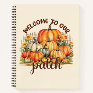 Herzlich willkommen bei unserem Patch - Cosy Pumpk Notizbuch