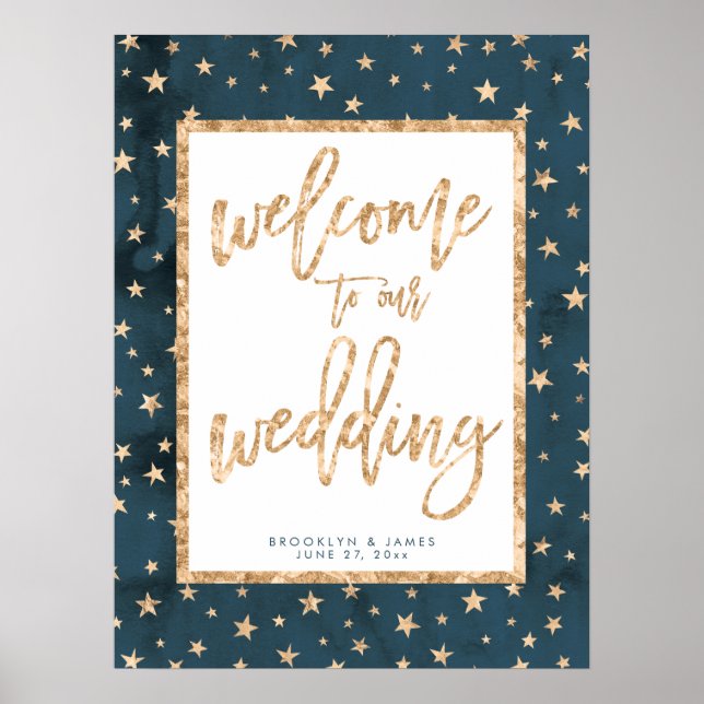 Herzlich willkommen bei unseren Hochzeitssachen Go Poster (Vorne)