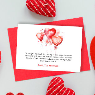 Herzlich willkommen bei Valentine Sweetheart Baby Karte