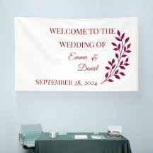 Herzlich willkommen. Grad. Baby Banner | Dekoratio