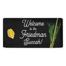 Herzlich willkommen im Banner von Succah Lulav - P