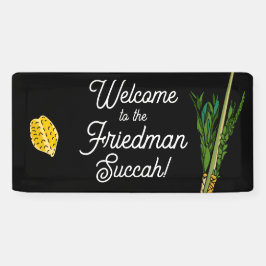 Herzlich willkommen im Banner von Succah Lulav - P