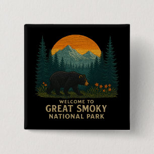 Herzlich willkommen im Embroidery Great Smoky Moun Button
