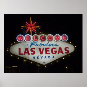 Herzlich willkommen im Fabulous Las Vegas Nevada P Poster