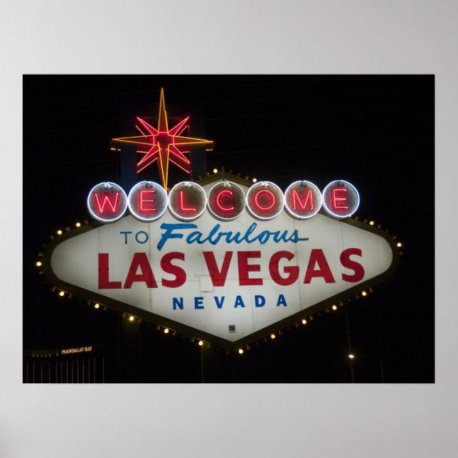 Herzlich willkommen im Fabulous Las Vegas Nevada P Poster (Vorne)