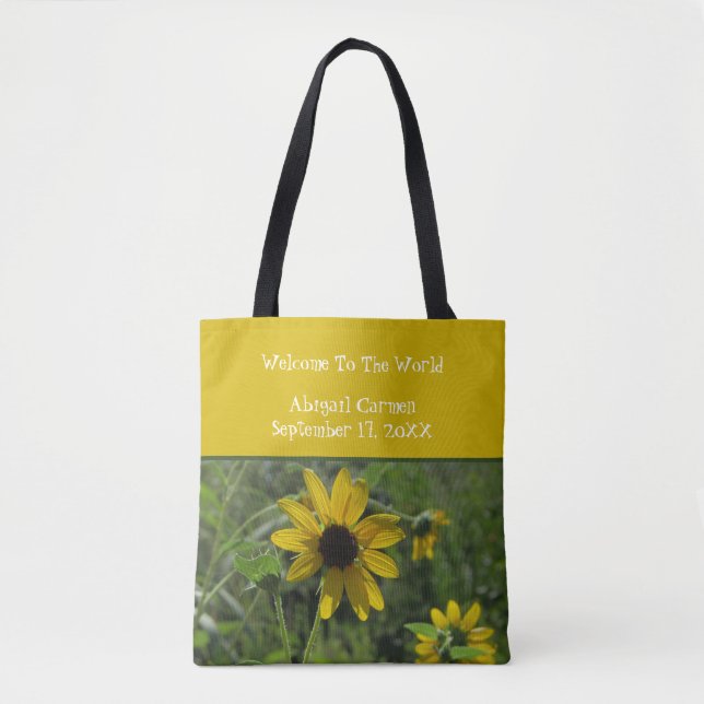 Herzlich willkommen im Foto Blumen der Welt Tasche (Vorderseite)