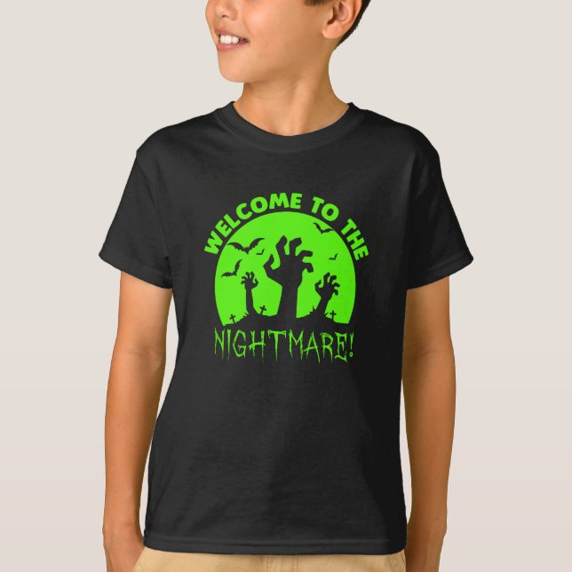 Herzlich willkommen im Grünen Albtraum T-Shirt (Vorderseite)
