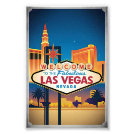 Herzlich willkommen im Las Vegas Nevada Fotodruck