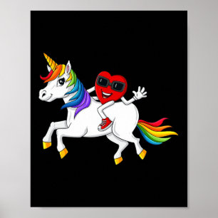 Herzlich willkommen im Reiten Unicorn Poster