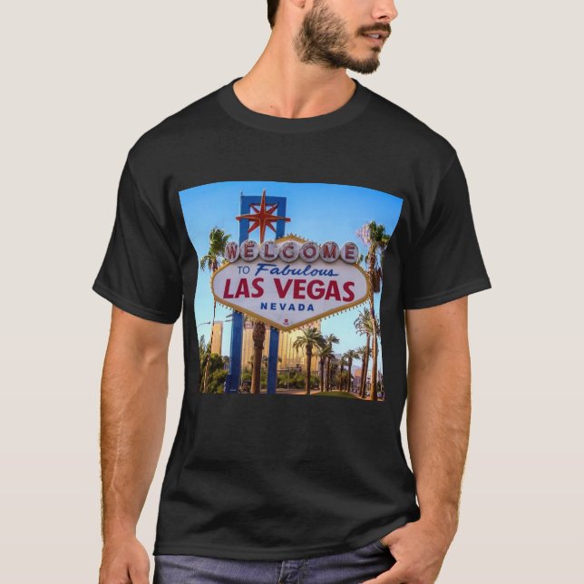 Herzlich willkommen im T - Shirt Fabulous Las Vega (Vorderseite)