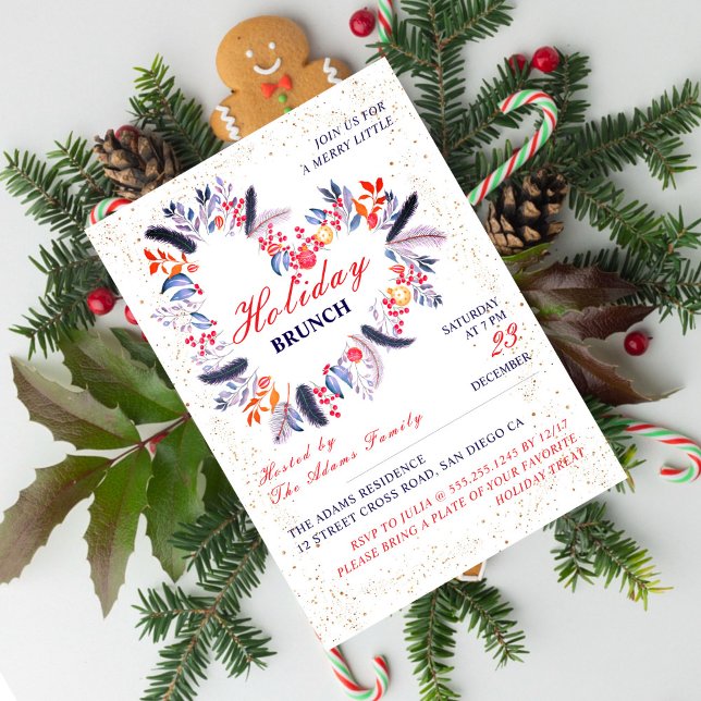 Herzlich Willkommen im Weihnachtsfest im neuen Jah Einladung (Von Creator hochgeladen)