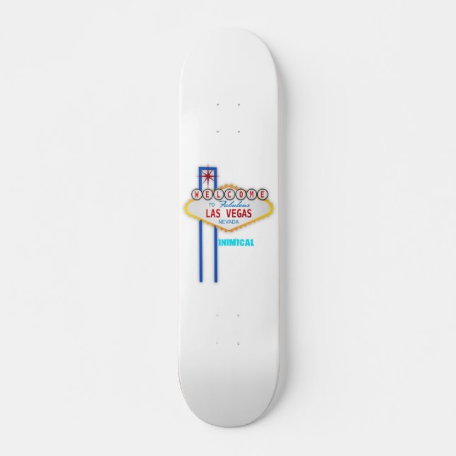 Herzlich willkommen im Zeichen von Fabulous Las Ve Skateboard (Vorne)