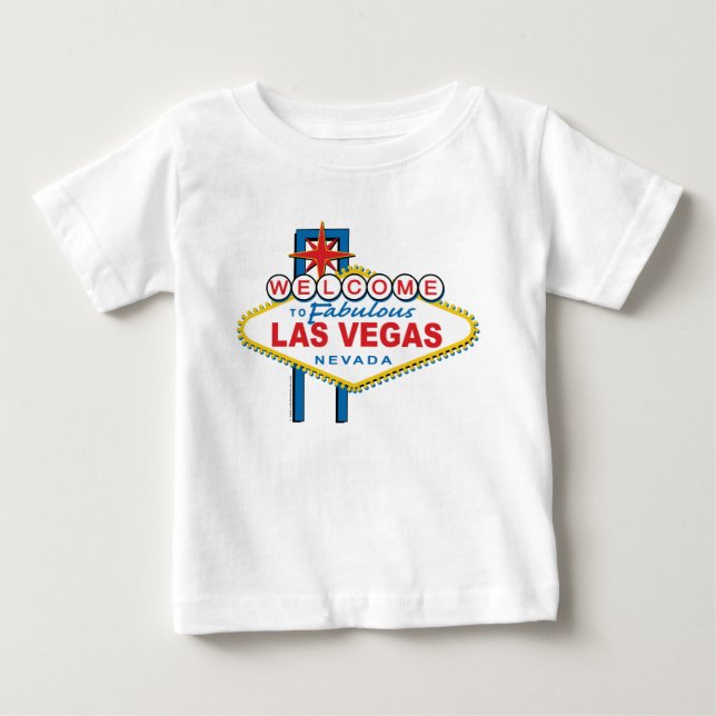 Herzlich willkommen im Zeichen von Las Vegas Baby T-shirt (Vorderseite)