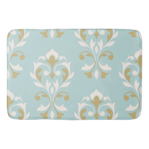 Herzlich willkommen in Damask Art I Cream & Gold o Badematte