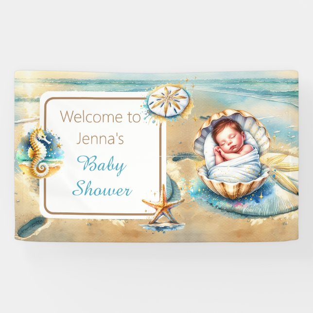 Herzlich willkommen in der Personalisierten Babydu Banner (Horizontal)