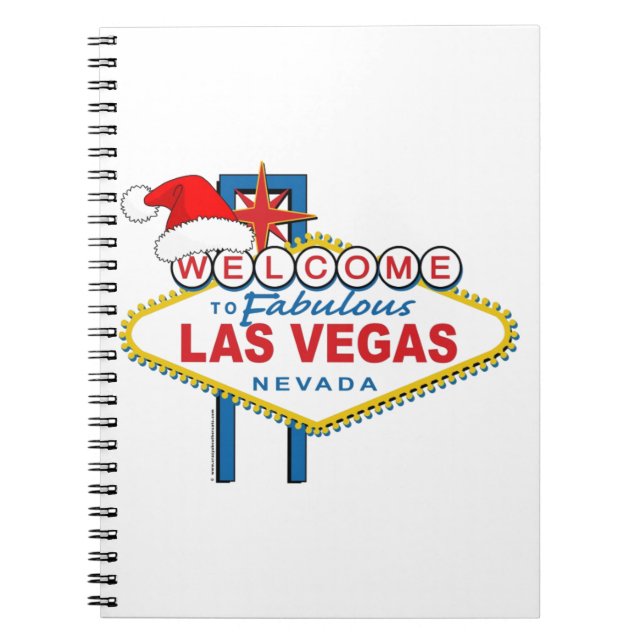 Herzlich willkommen in Fabulous Las Vegas Weihnach Notizblock (Vorderseite)