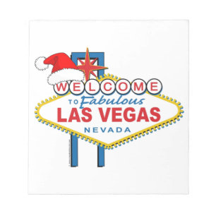 Herzlich willkommen in Fabulous Las Vegas Weihnach Notizblock