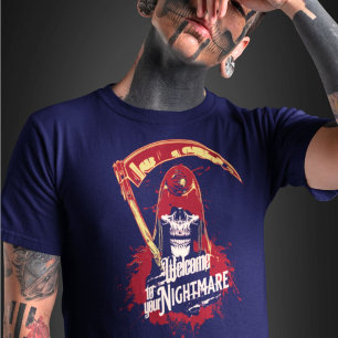 Herzlich willkommen in Ihrem Albtraum Horror Skull T-Shirt