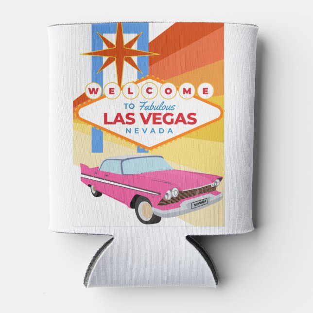 Herzlich willkommen in Las Vegas Dosenkühler (Vorderseite)