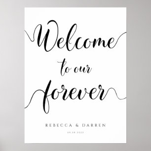 Herzlich willkommen in unserem Personalisierten Ho Poster