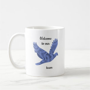 Herzlich Willkommen in unserem Team Neue Mitarbeit Kaffeetasse