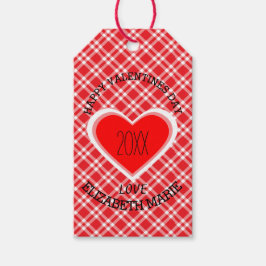 Herzlich willkommen zum Valentinstag Geschenkanhänger