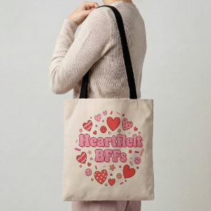 Herzliche BFFs Freundschaftstasche Beste Freundin Tasche