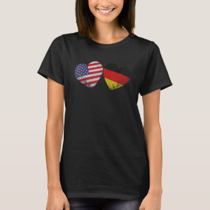 Herzliche deutsche Fahne Patriotische Familie Heri T-Shirt