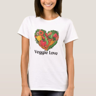 Herzliche Ernte: Eine Affäre mit pflanzlicher Lieb T-Shirt