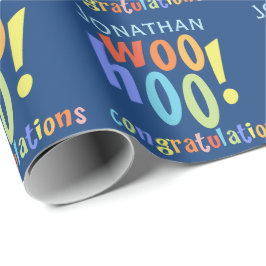 Herzliche Glückwünsche Geschenkpapier