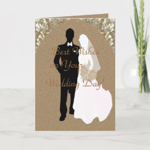 Herzliche Glückwünsche zu Ihren Hochzeitskarten Karte