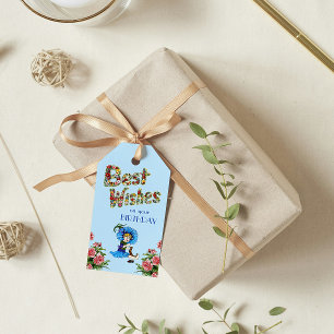Herzliche Glückwünsche zu Ihrer Wildblume Geschenkanhänger