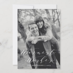 Herzliche Grüße   Weihnachtskarte Feiertagskarte