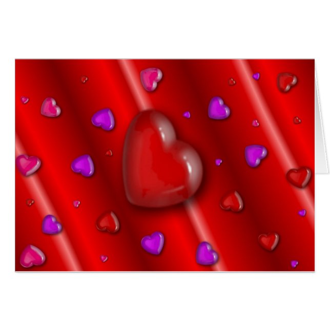 Herzliche Grußkarte (Vorderseite (Horizontal))