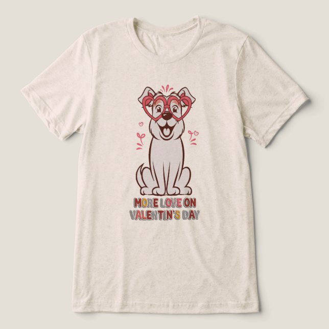 Herzliche Harmonie Tri-Blend Shirt (Design Vorderseite)