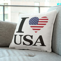 Herzliche Hingabe: I Liebe USA Iconic Pillow